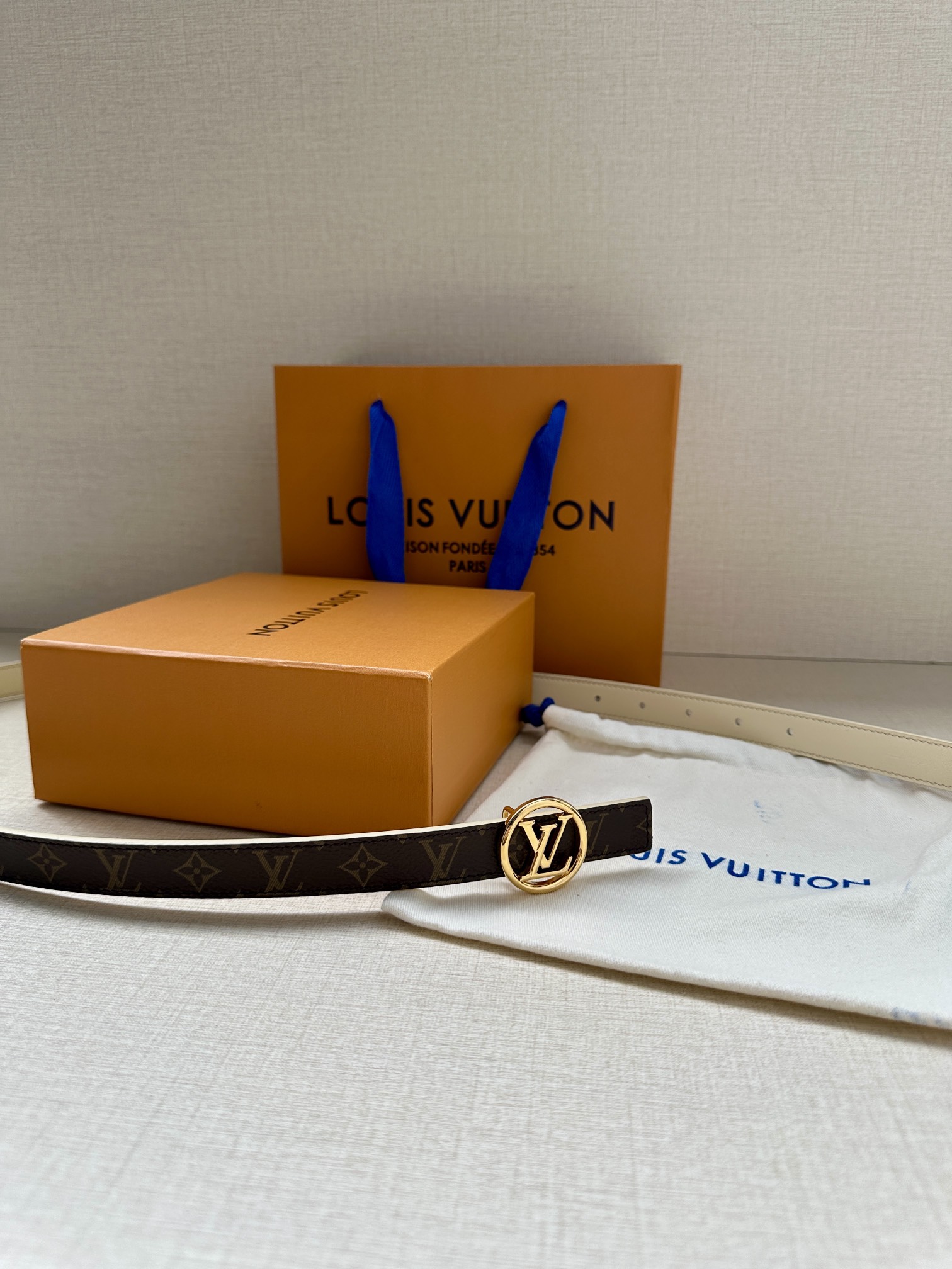 Louis Vuitton Female Basic Belt Cow Leather S-m-l