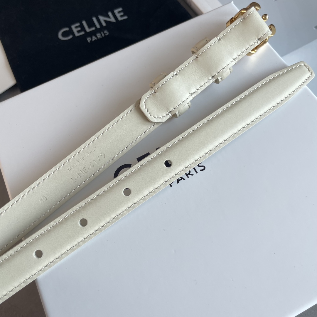 Celine Female Leather Belt Cow Leather M-l
