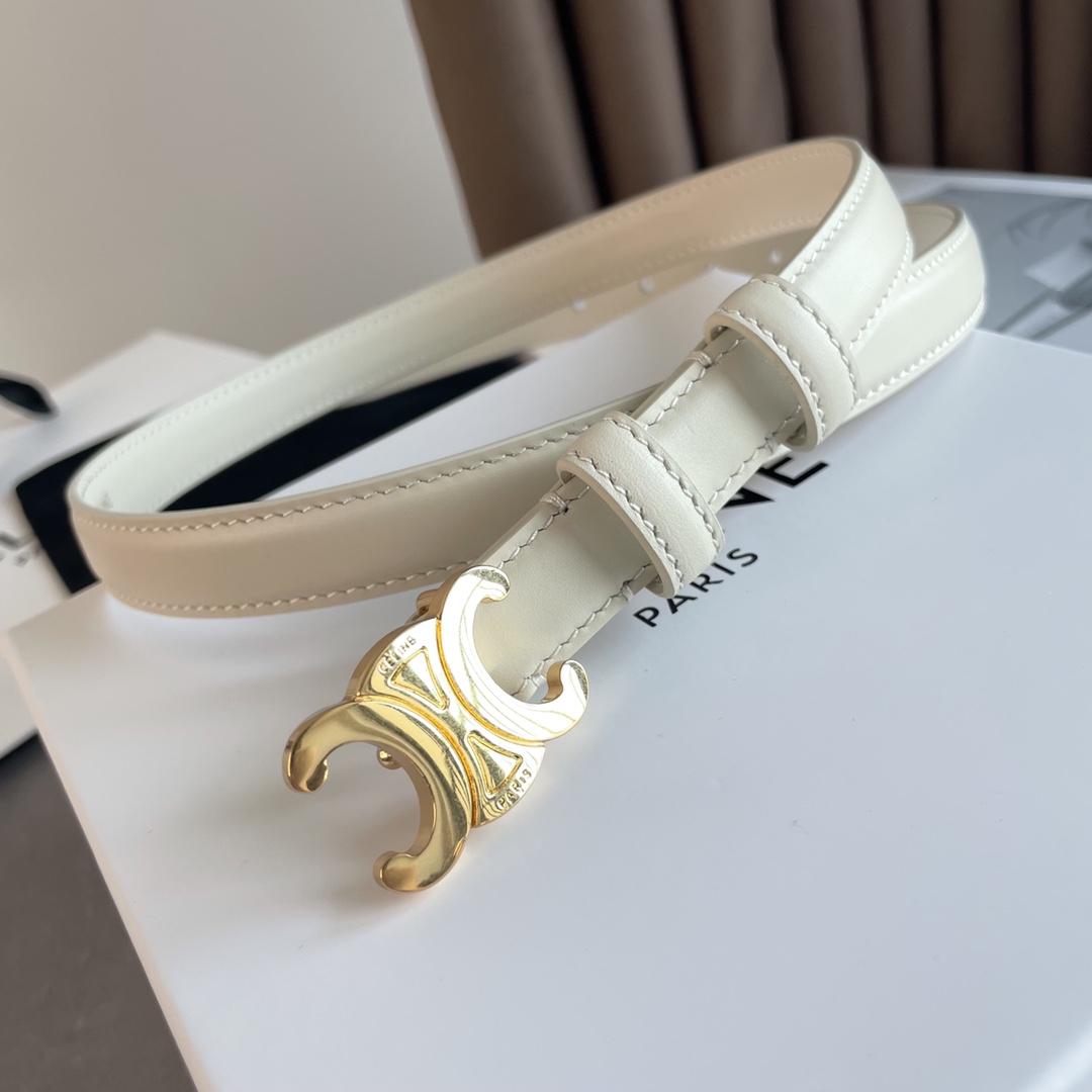Celine Female Leather Belt Cow Leather M-l