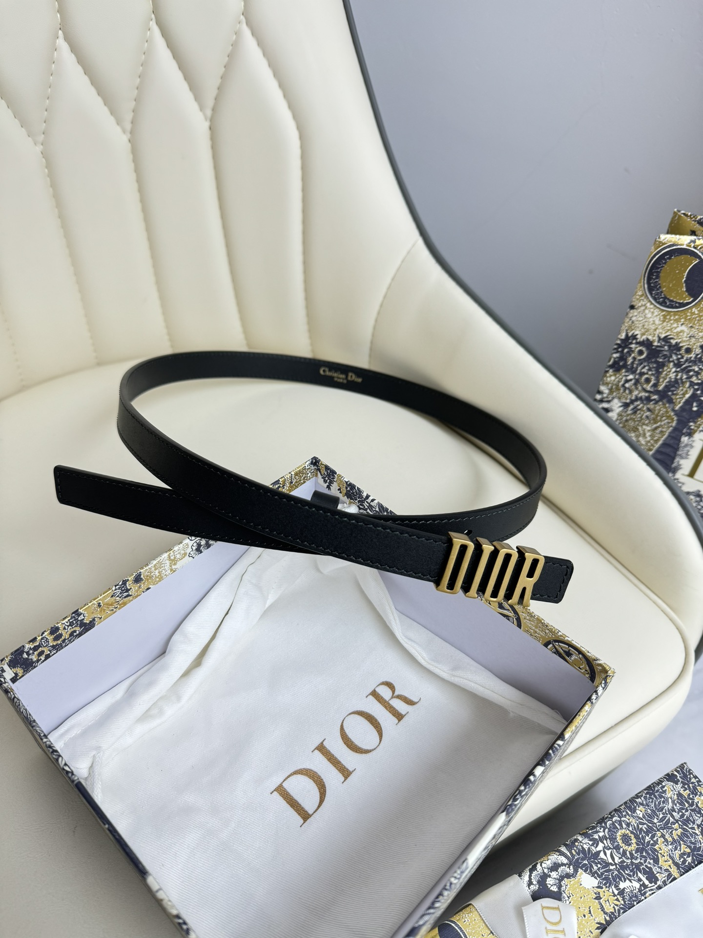 Dior Female Basic Belt Cow Leather M