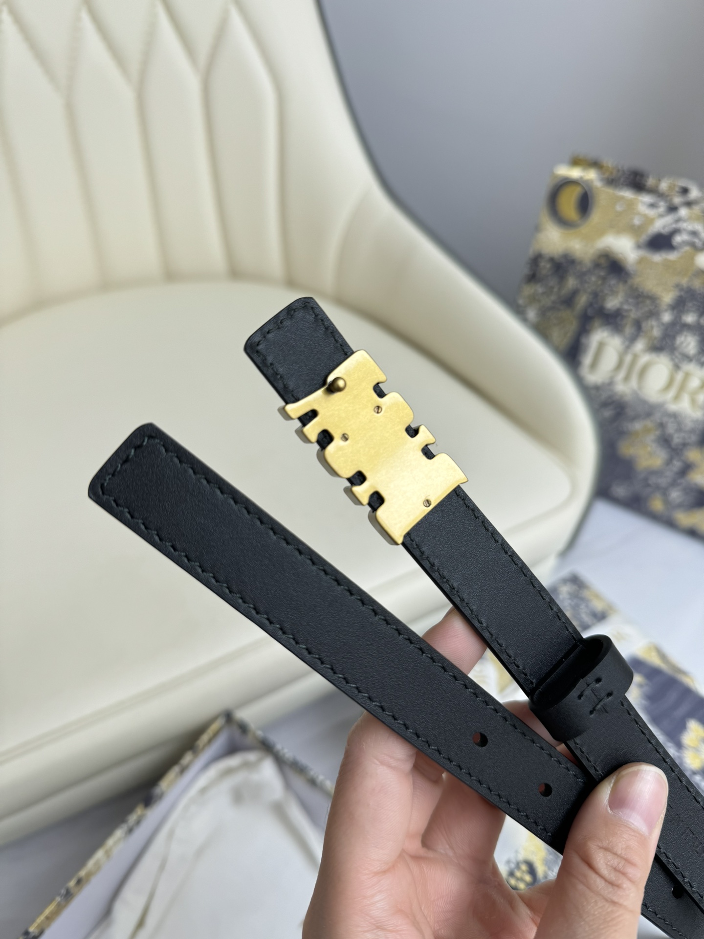 Dior Female Basic Belt Cow Leather M