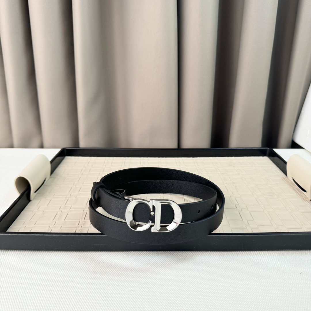 Dior Female Leather Belt Cow Leather M
