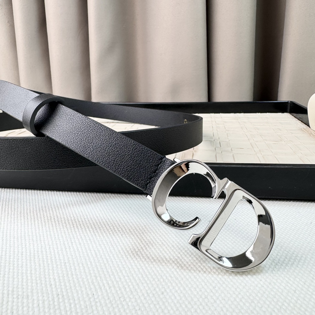 Dior Female Leather Belt Cow Leather M
