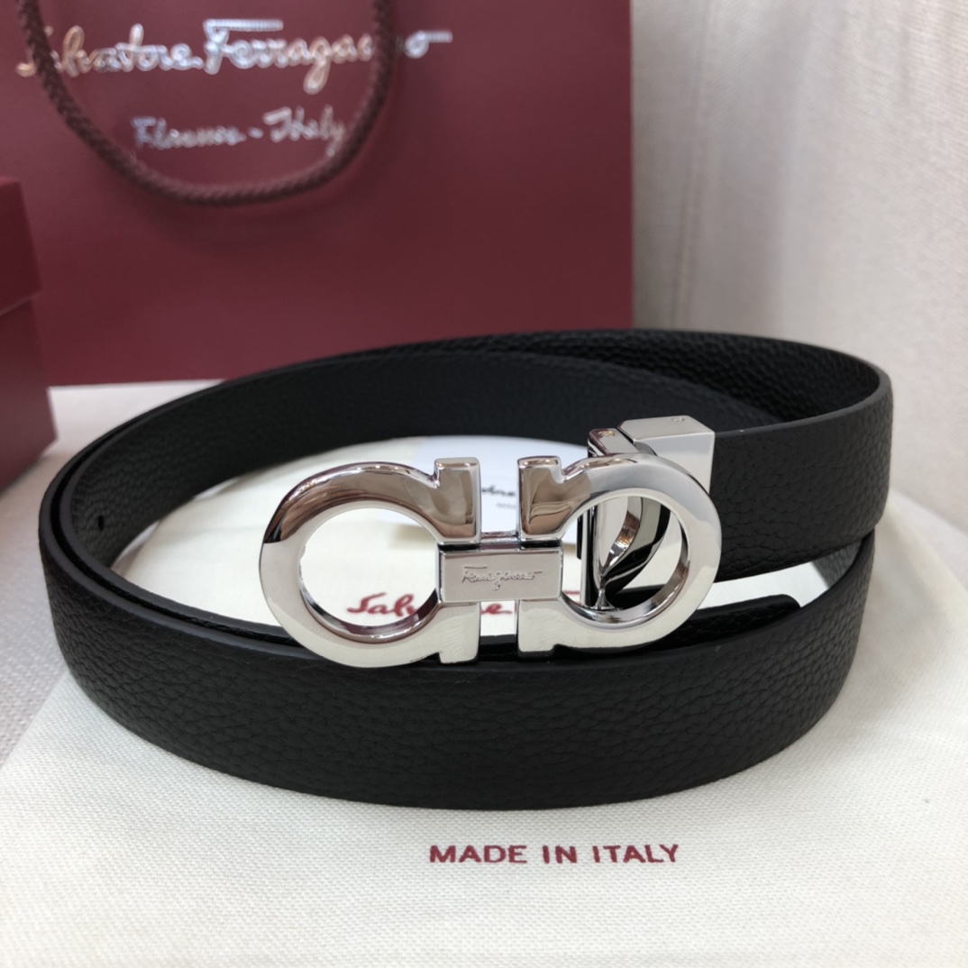 Salvatore Ferragamo Female Basic Belt Cow Leather 25mm-m