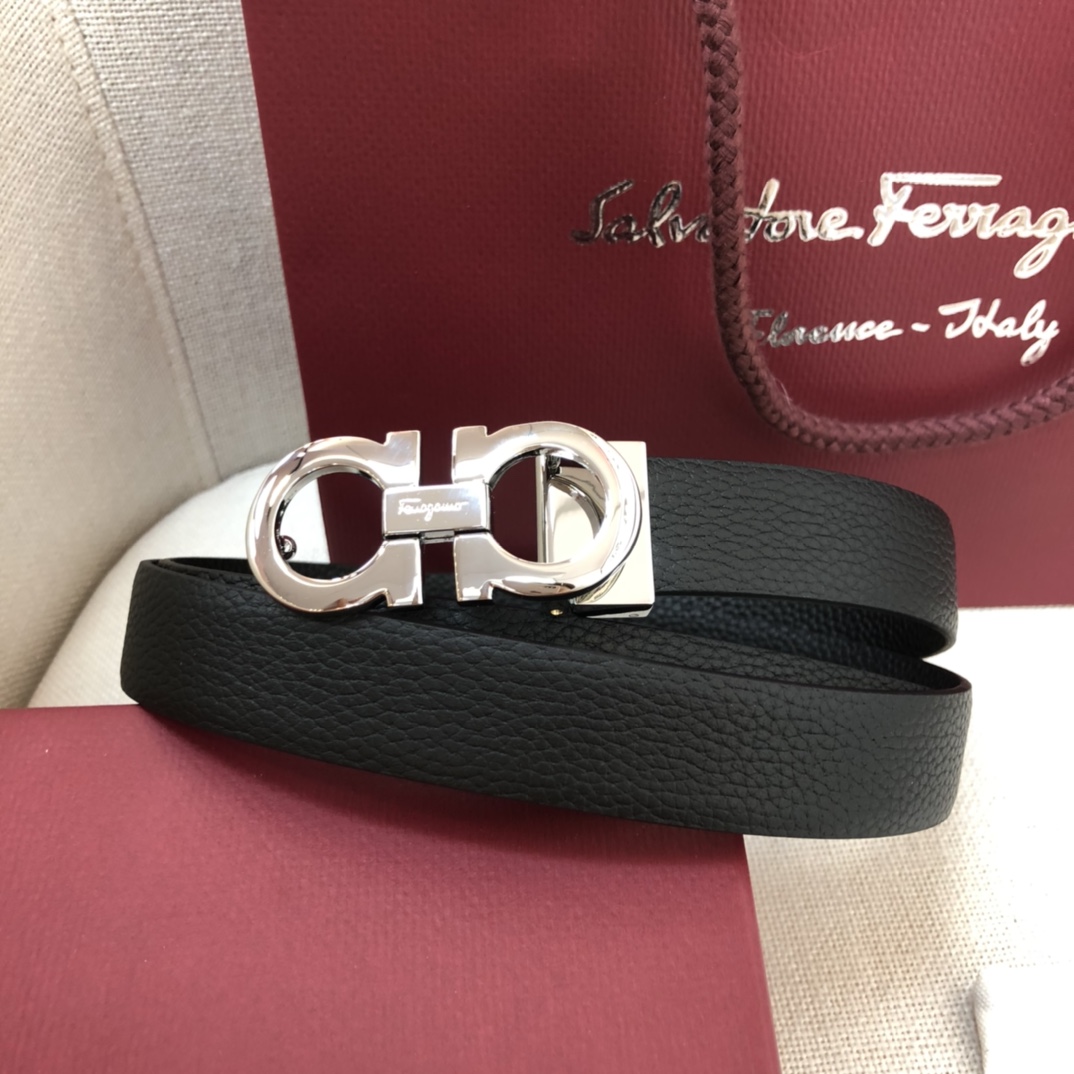 Salvatore Ferragamo Female Basic Belt Cow Leather 25mm-m