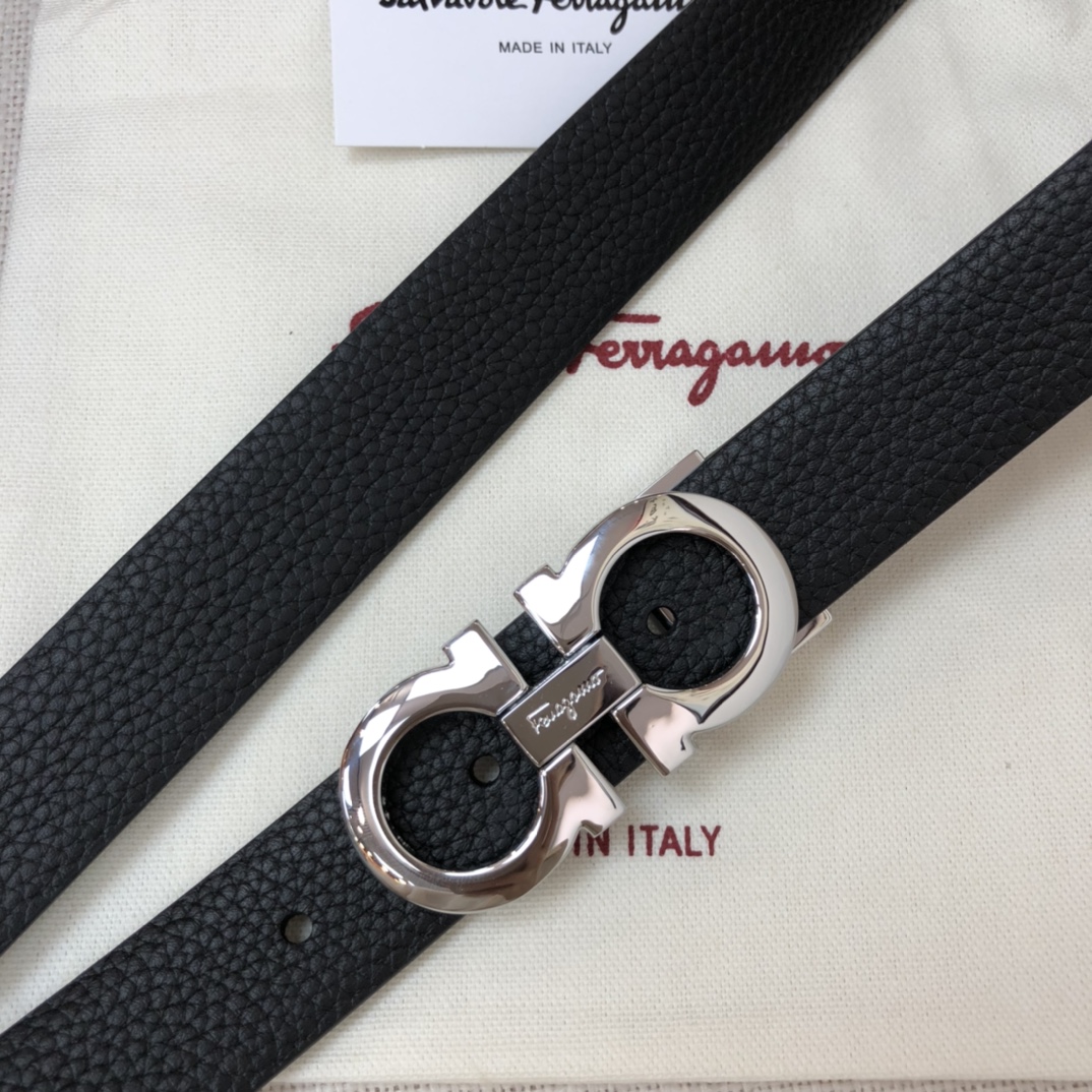 Salvatore Ferragamo Female Basic Belt Cow Leather 25mm-m