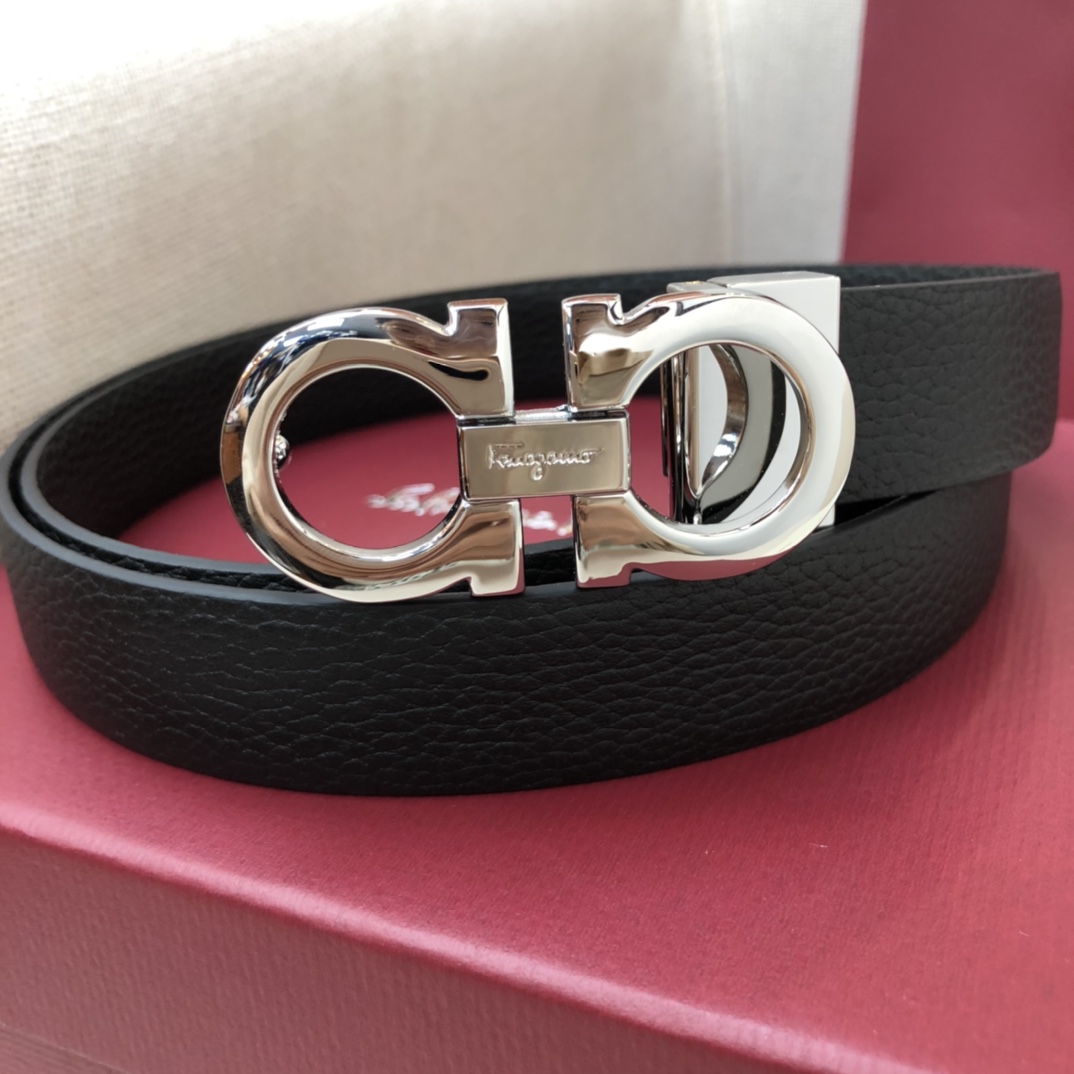 Salvatore Ferragamo Female Basic Belt Cow Leather 25mm-m