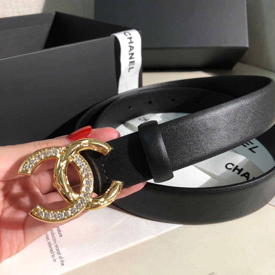 Chanel Female Basic Belt Cow Leather M