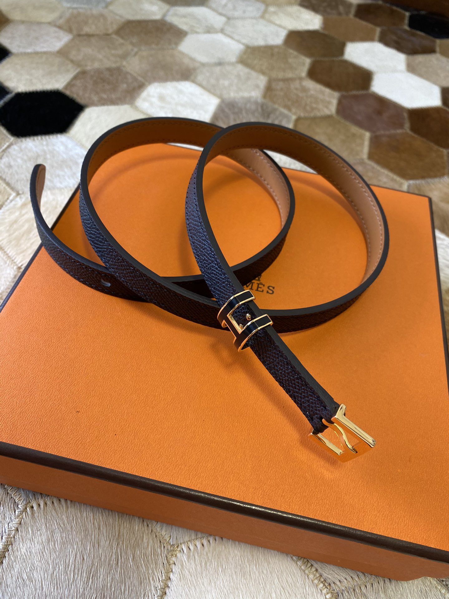 Female Basic Belt Cow Leather