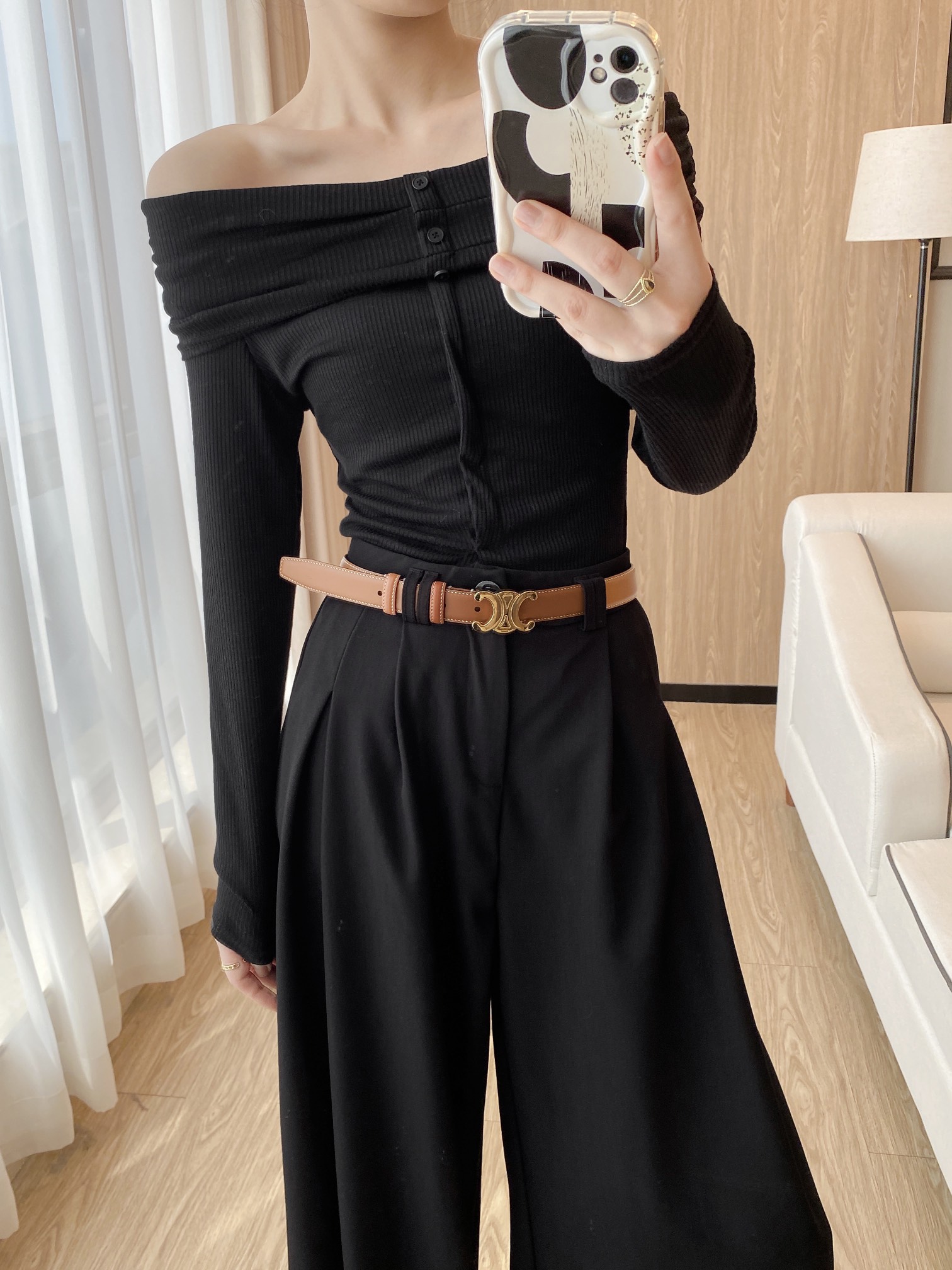 Celine Female Leather Belt 18mm-25mm-l