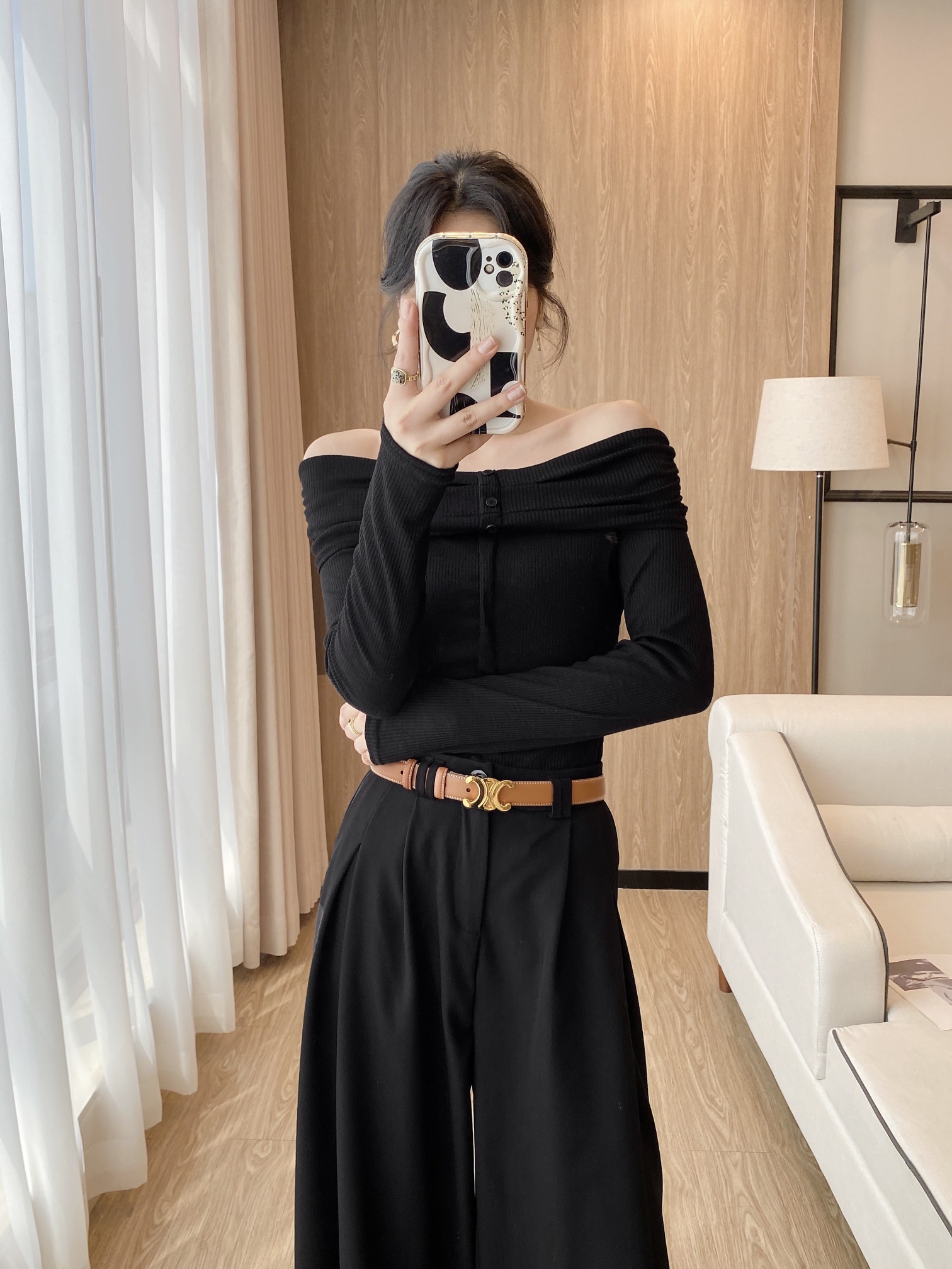 Celine Female Leather Belt 18mm-25mm-l