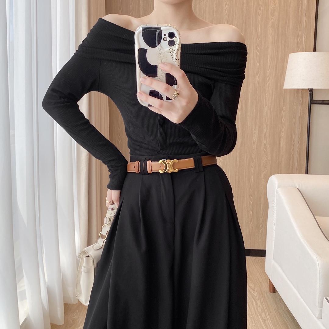 Celine Female Leather Belt 18mm-25mm-l