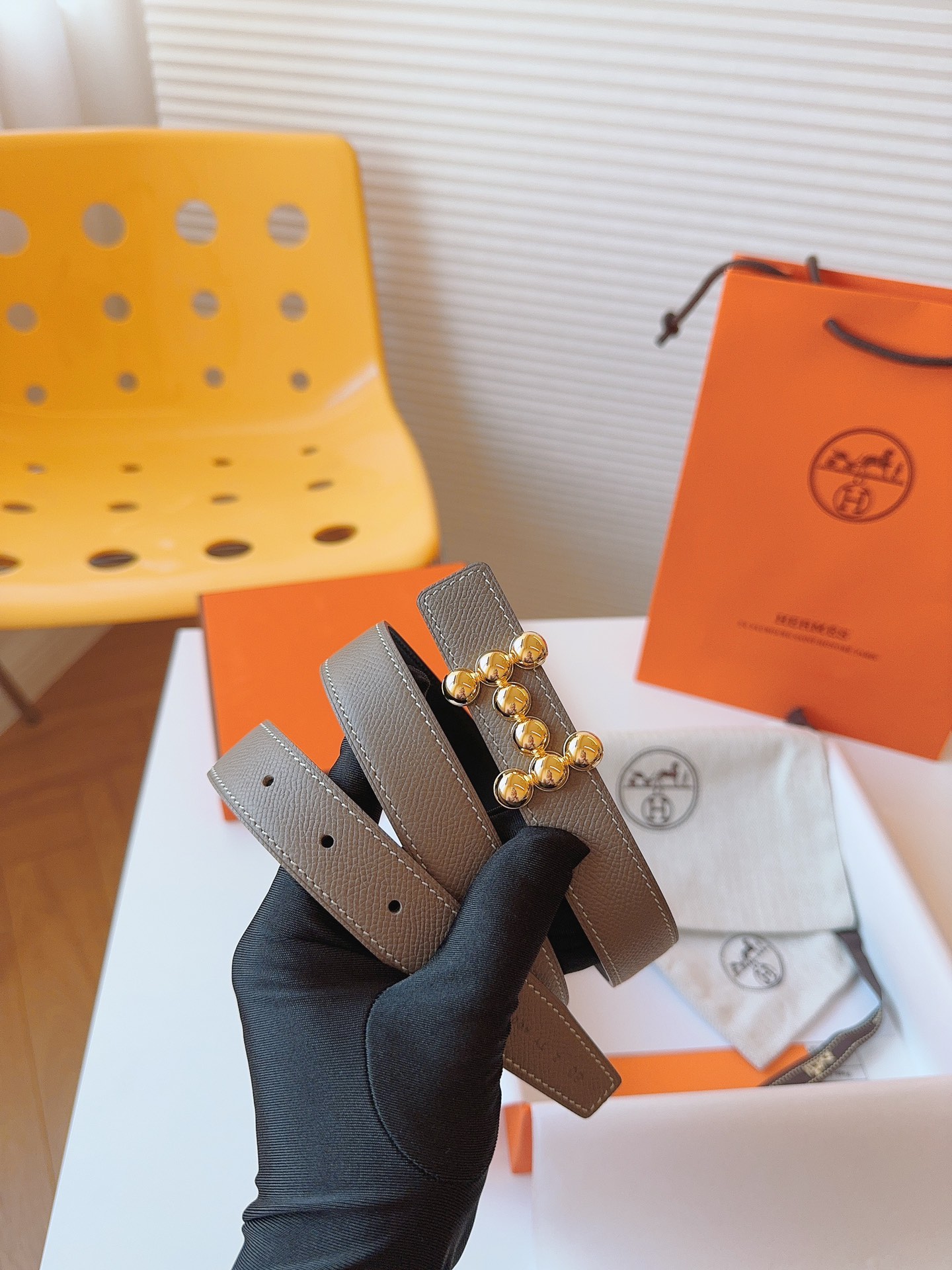 Hermès Female Basic Belt Cow Leather S-m