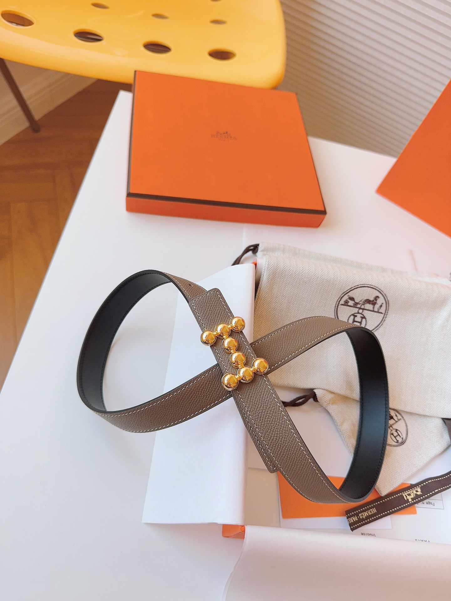 Hermès Female Basic Belt Cow Leather S-m