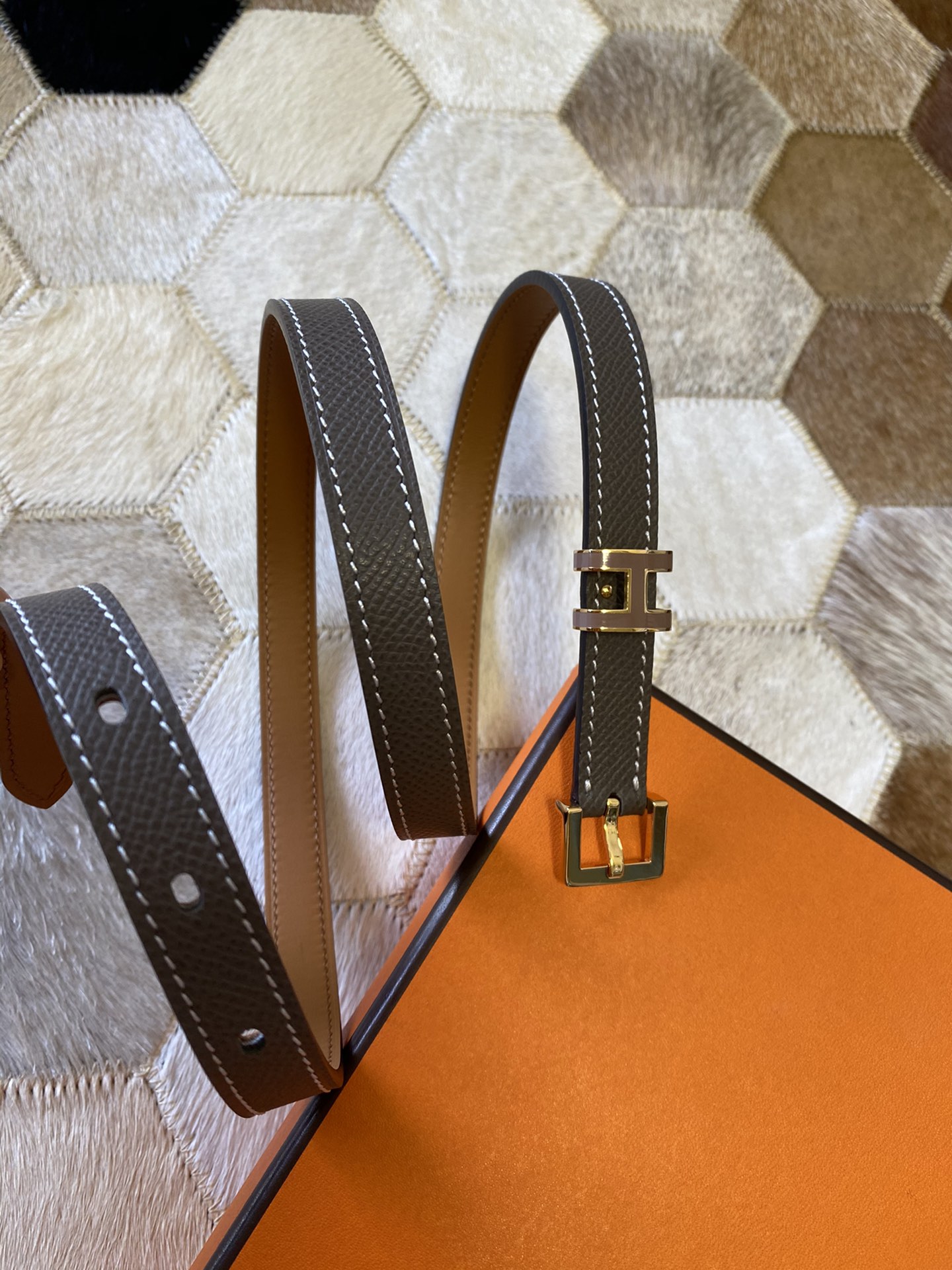 Female Basic Belt Cow Leather