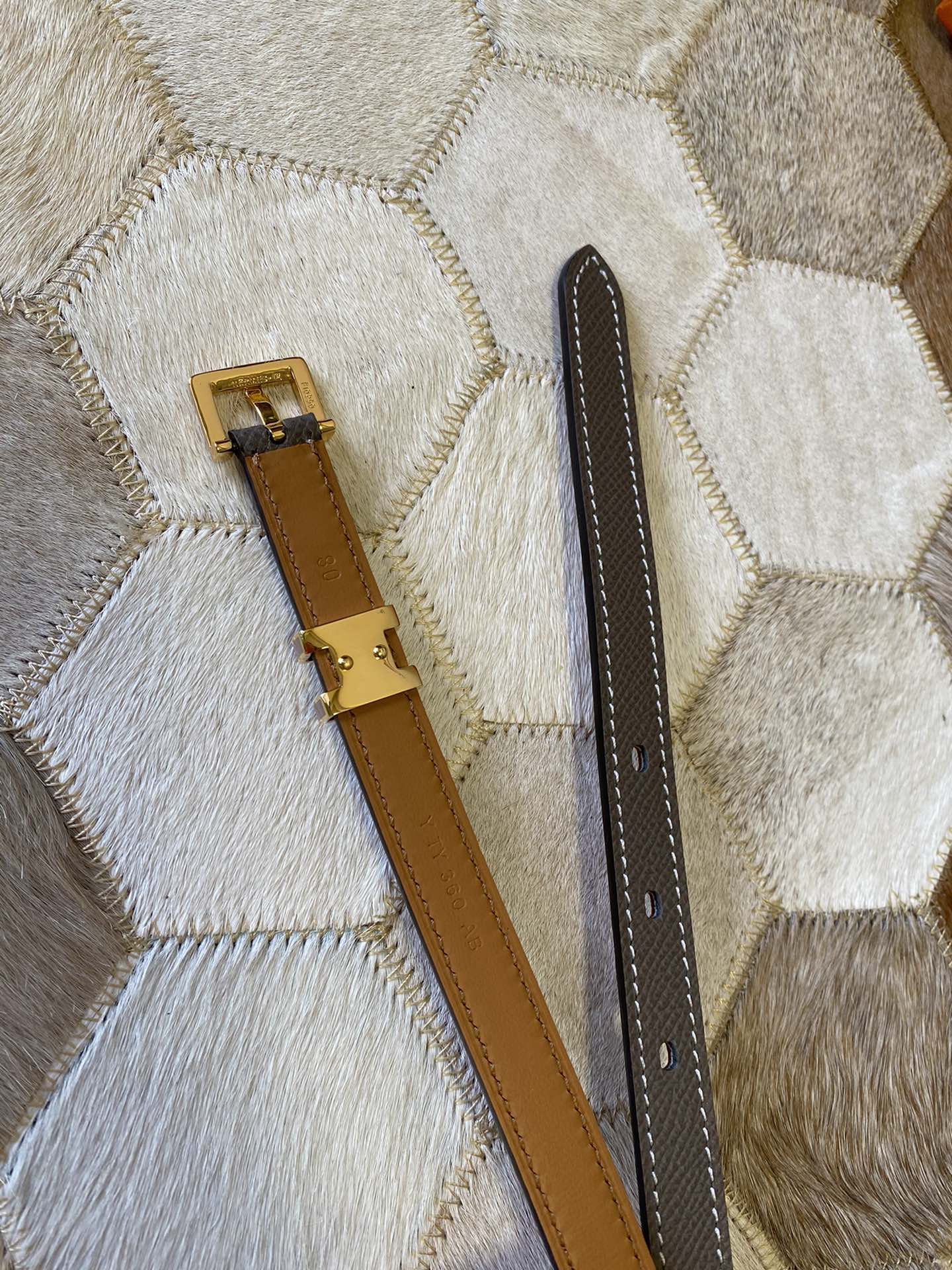 Female Basic Belt Cow Leather