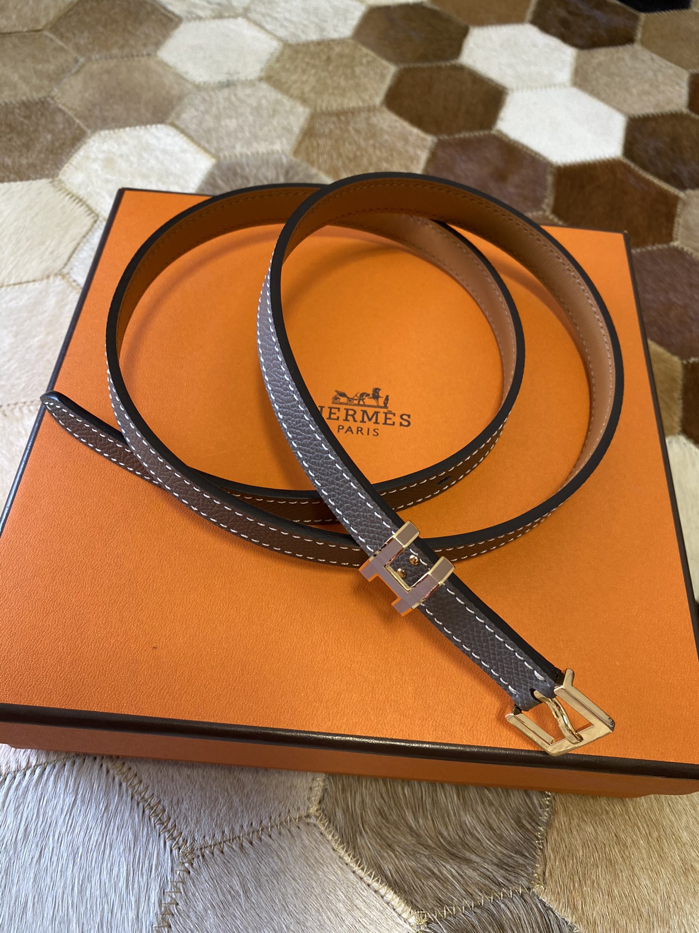 Female Basic Belt Cow Leather