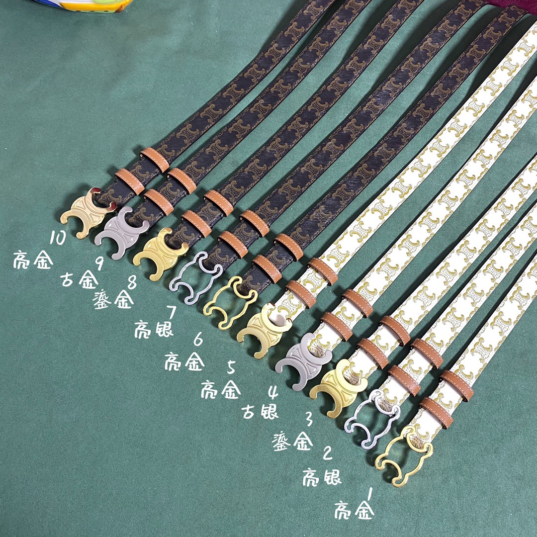 Celine Female Basic Belt Cow Leather S-m-l