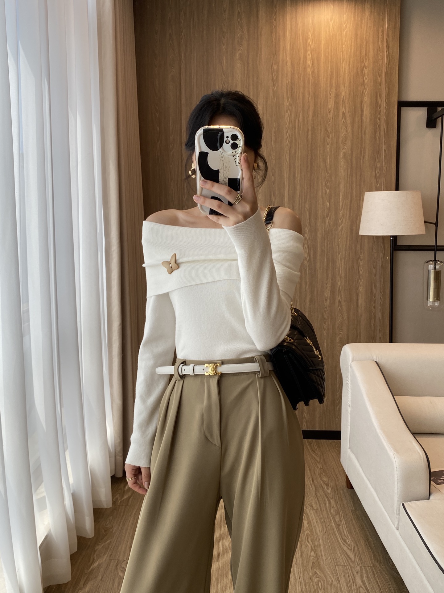 Celine Female Leather Belt 18mm-25mm-l