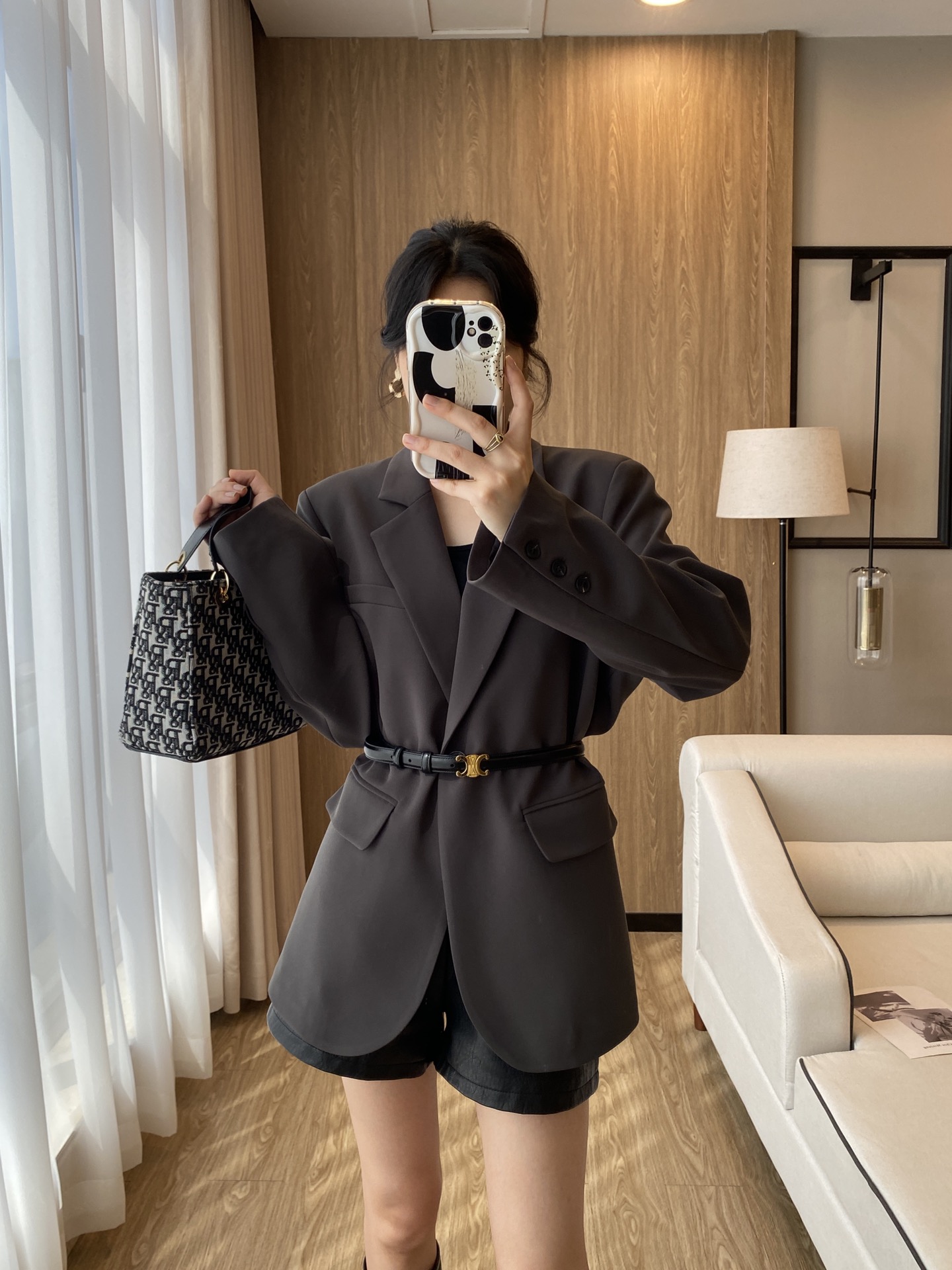 Celine Female Leather Belt 18mm-25mm-l