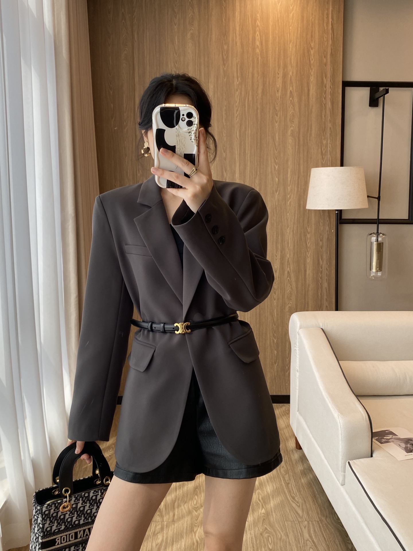 Celine Female Leather Belt 18mm-25mm-l