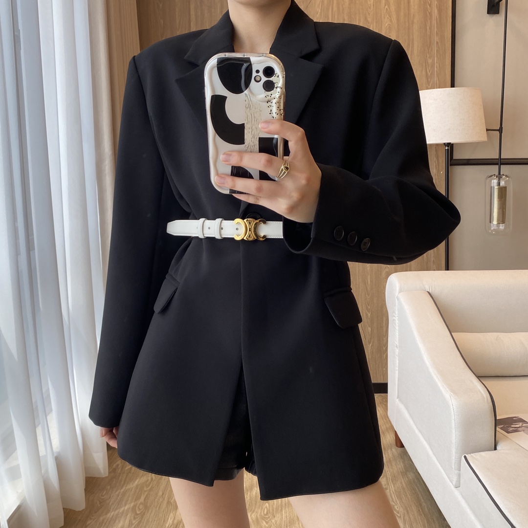 Celine Female Leather Belt 18mm-25mm-l