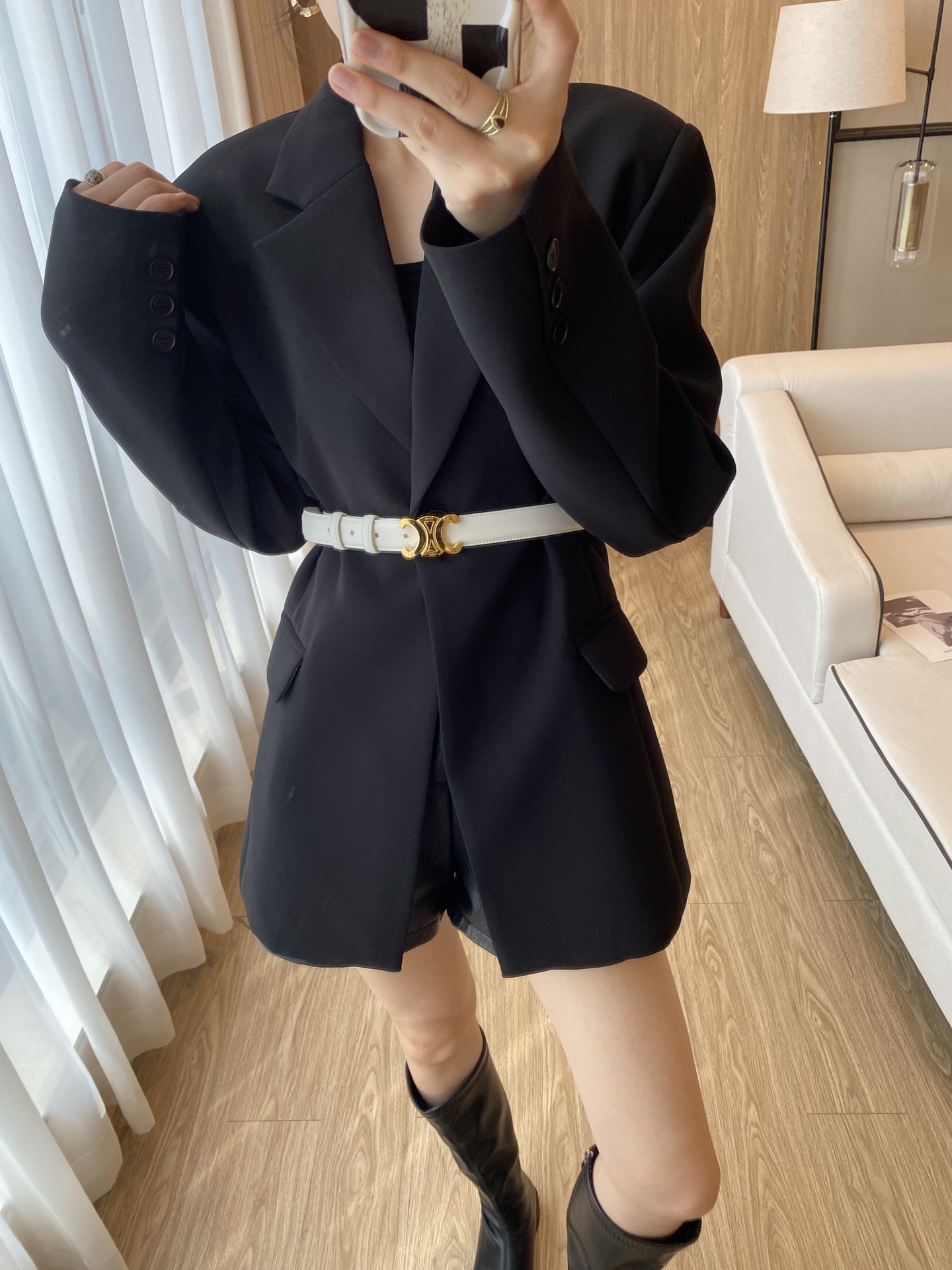 Celine Female Leather Belt 18mm-25mm-l