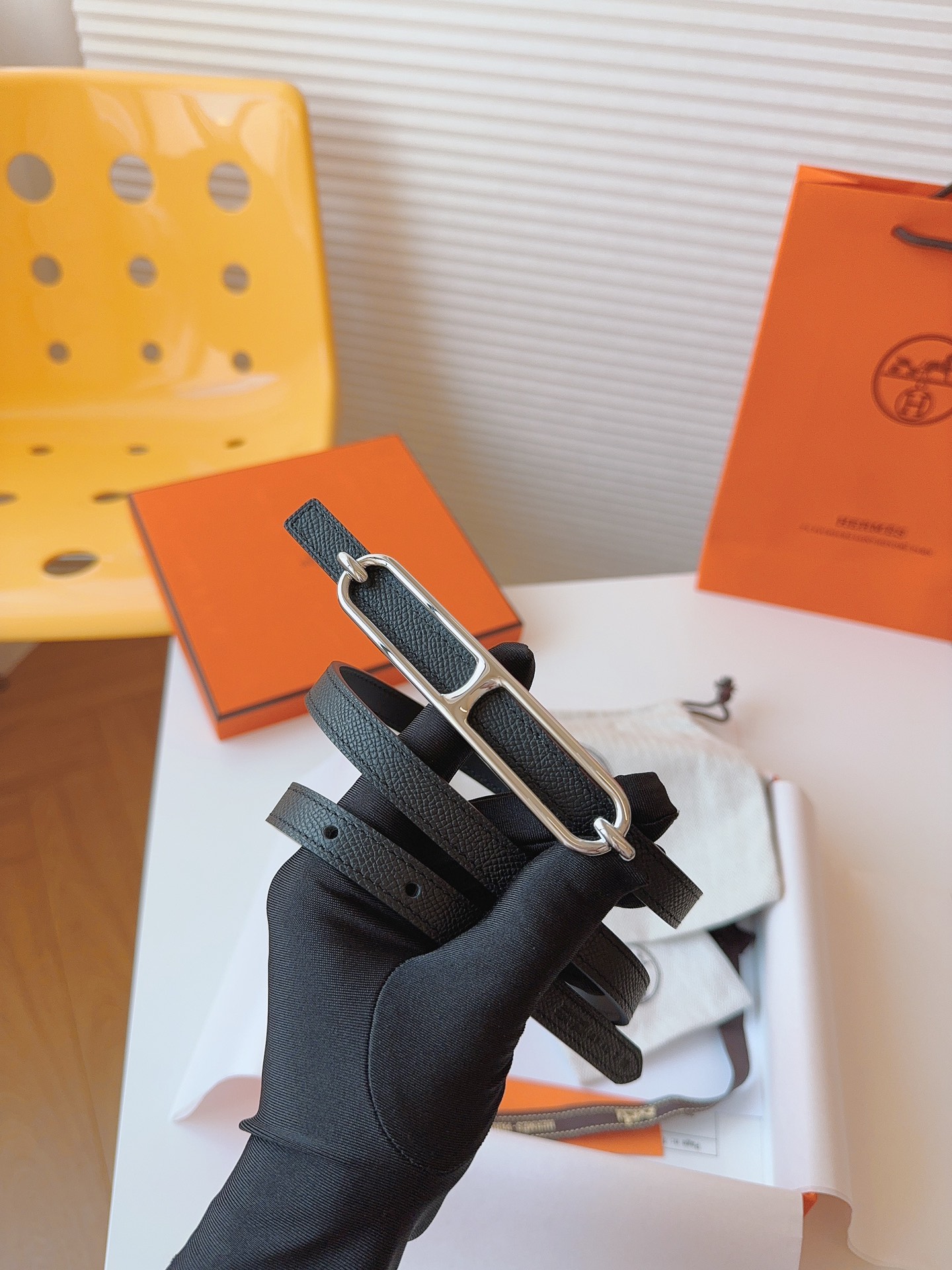 Hermès Female Basic Belt Cow Leather S-m