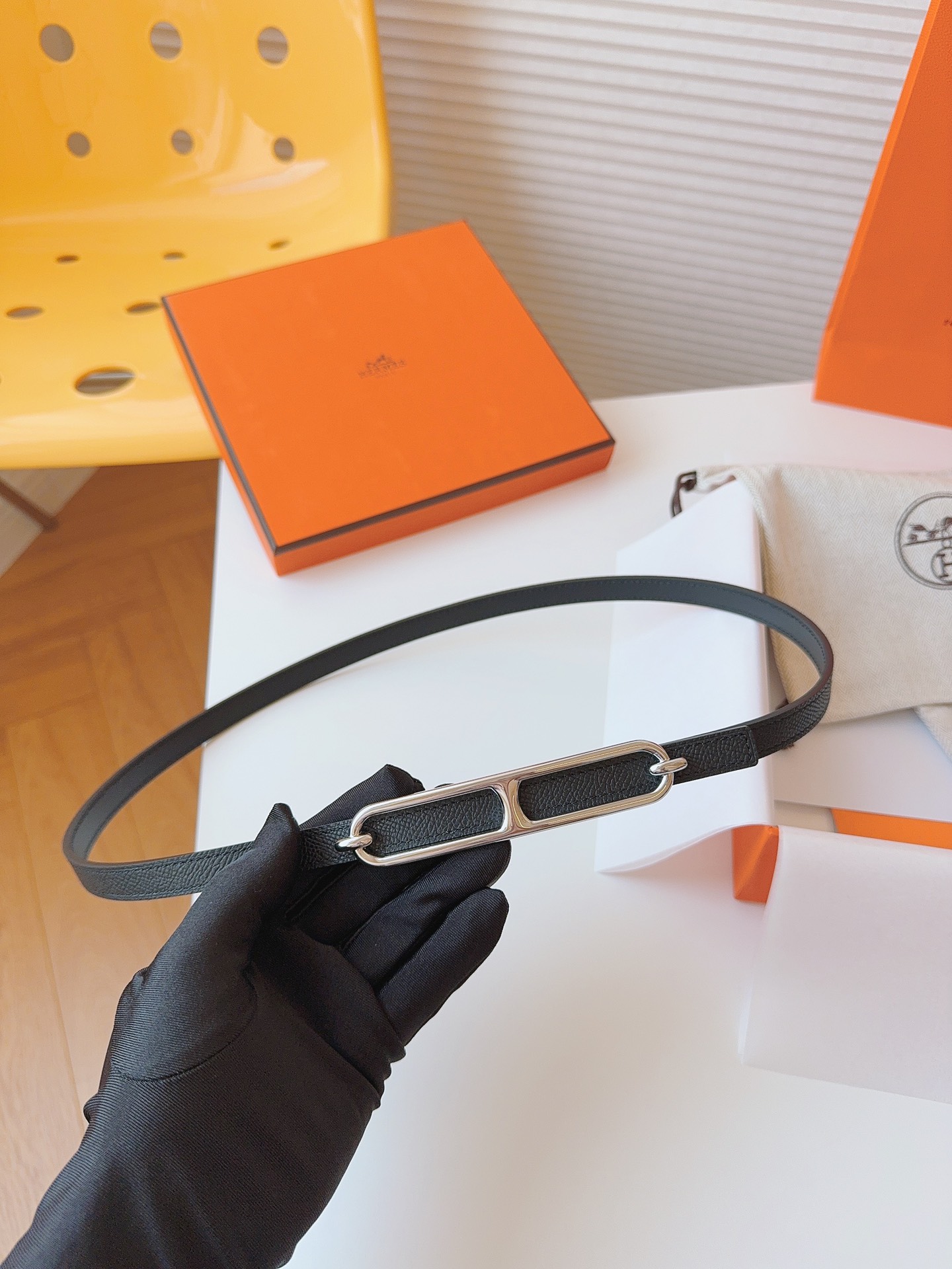 Hermès Female Basic Belt Cow Leather S-m