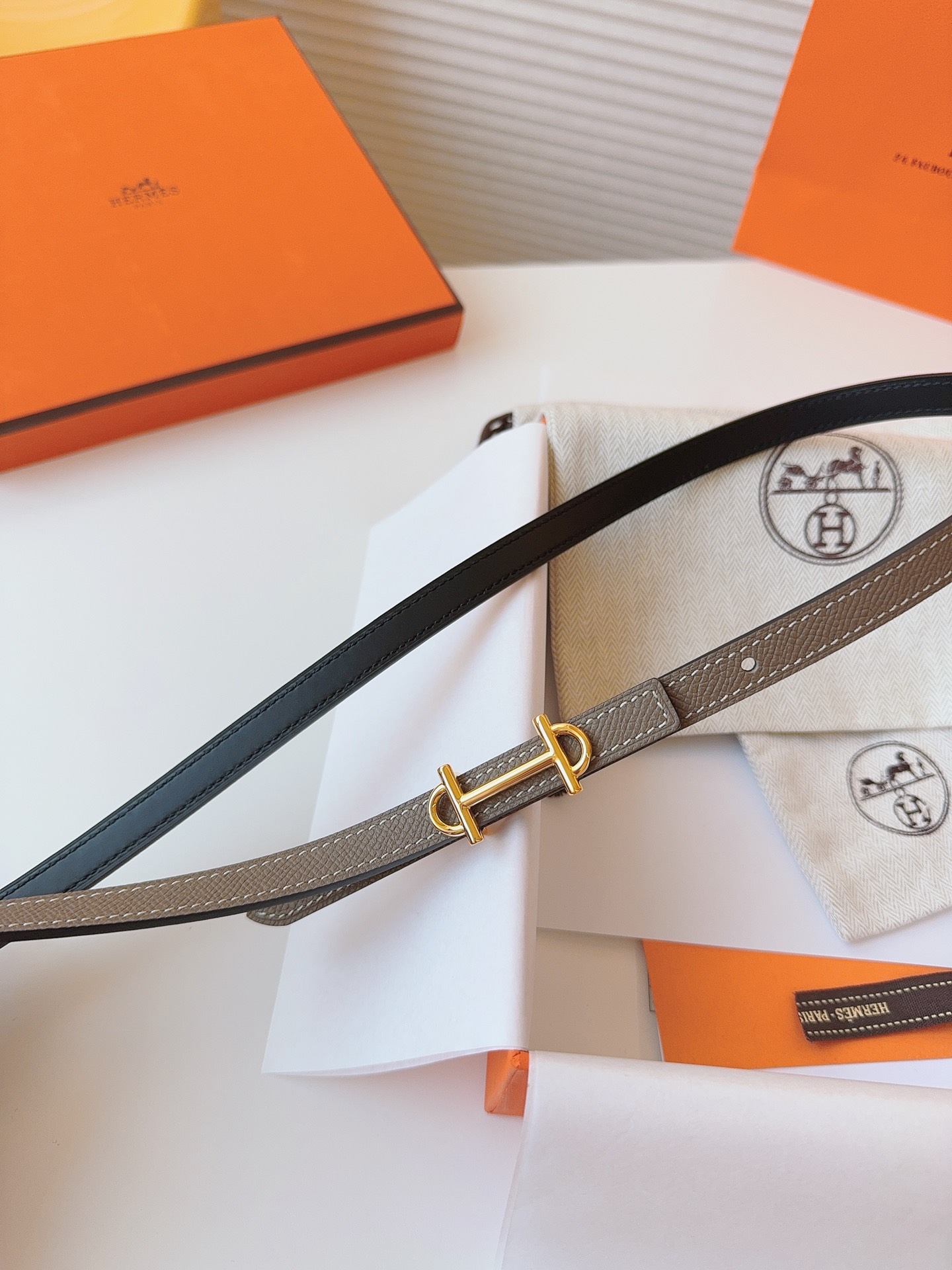 Hermès Female Basic Belt Cow Leather S-m