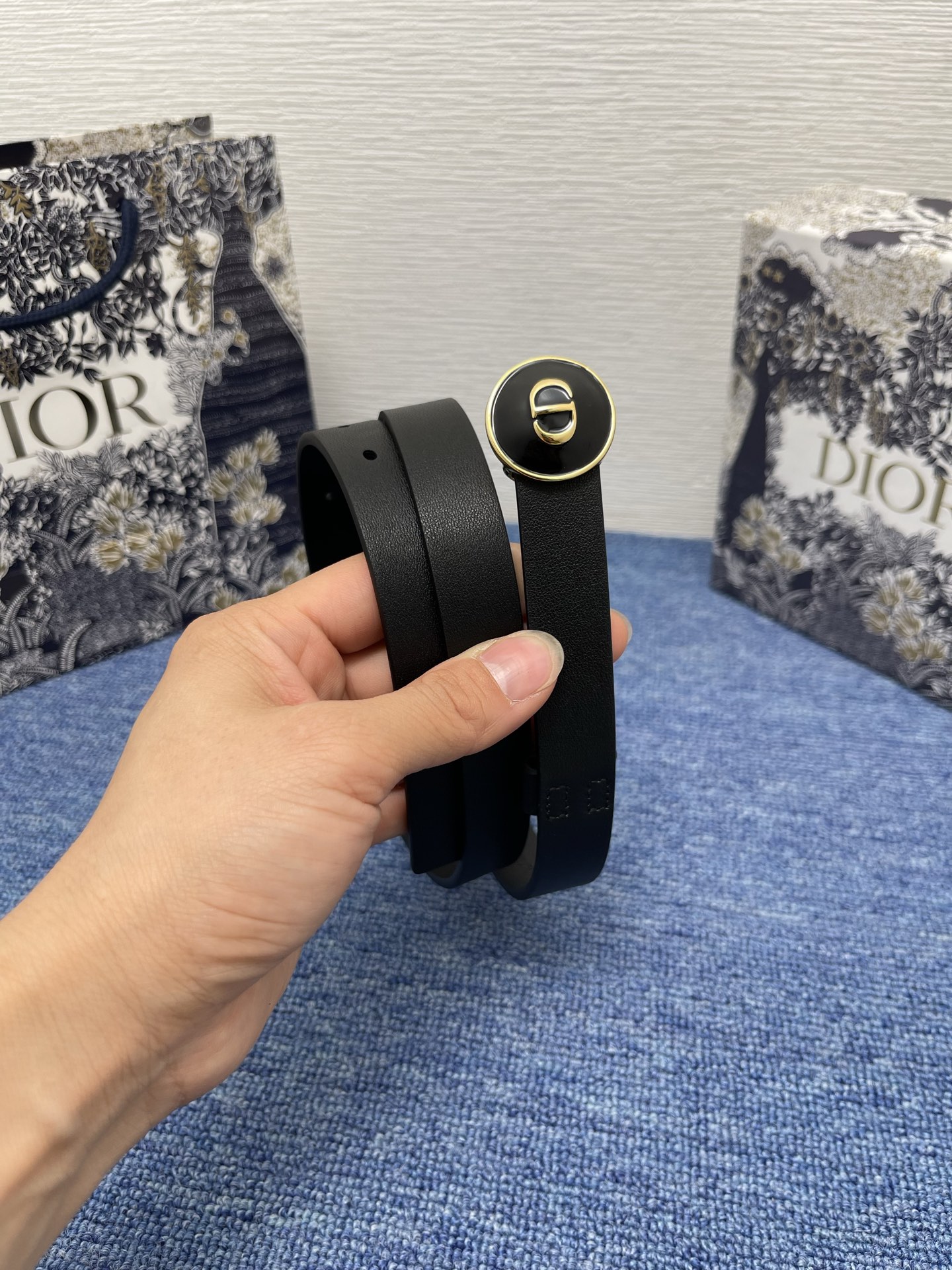 Female Basic Belt Black M-l