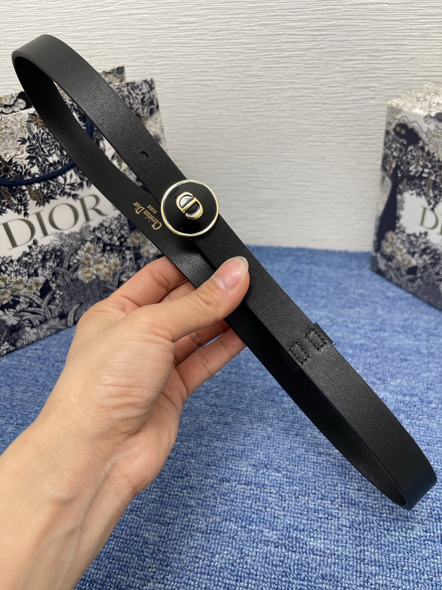 Female Basic Belt Black M-l