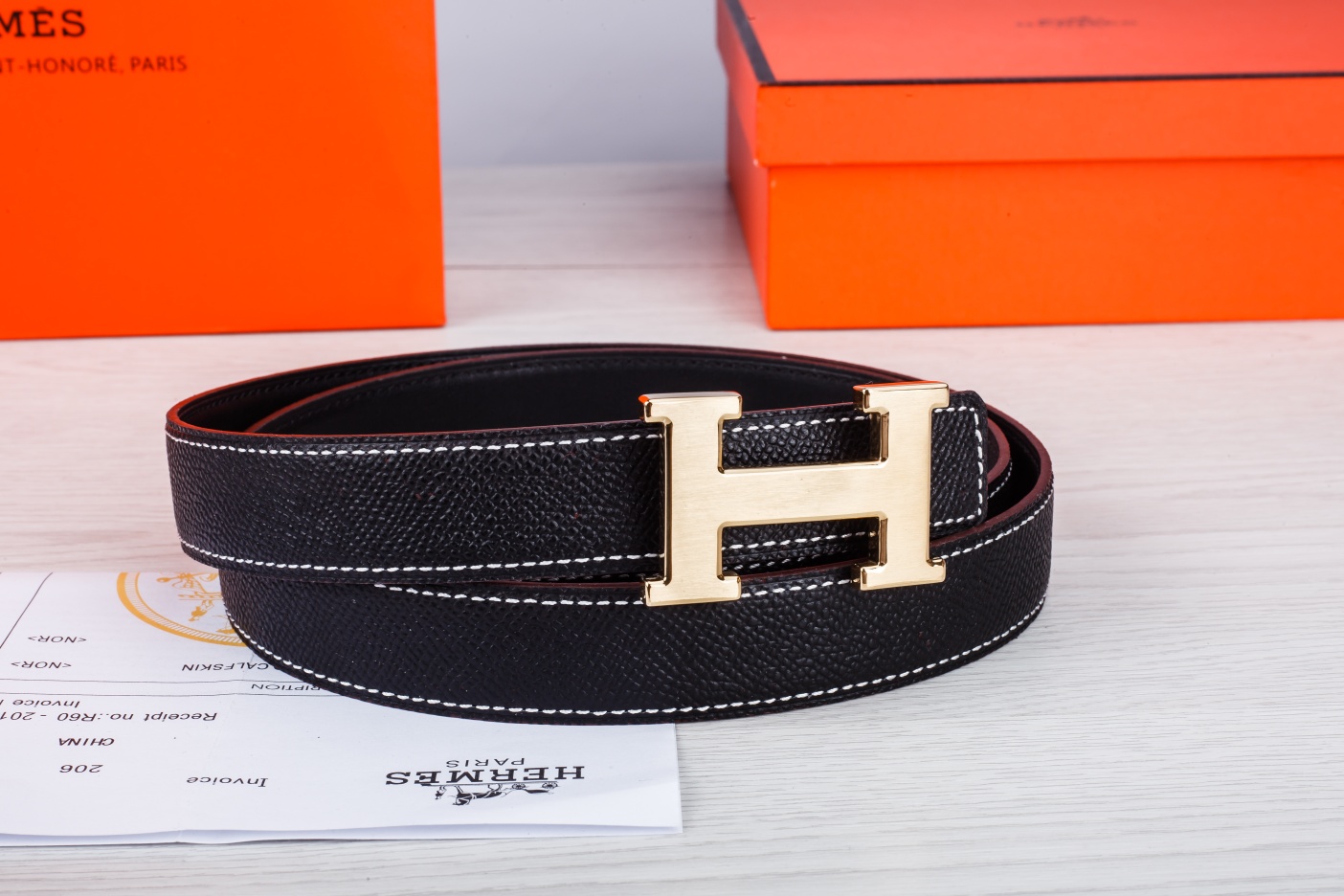 Hermès Female Basic Belt Cow Leather M