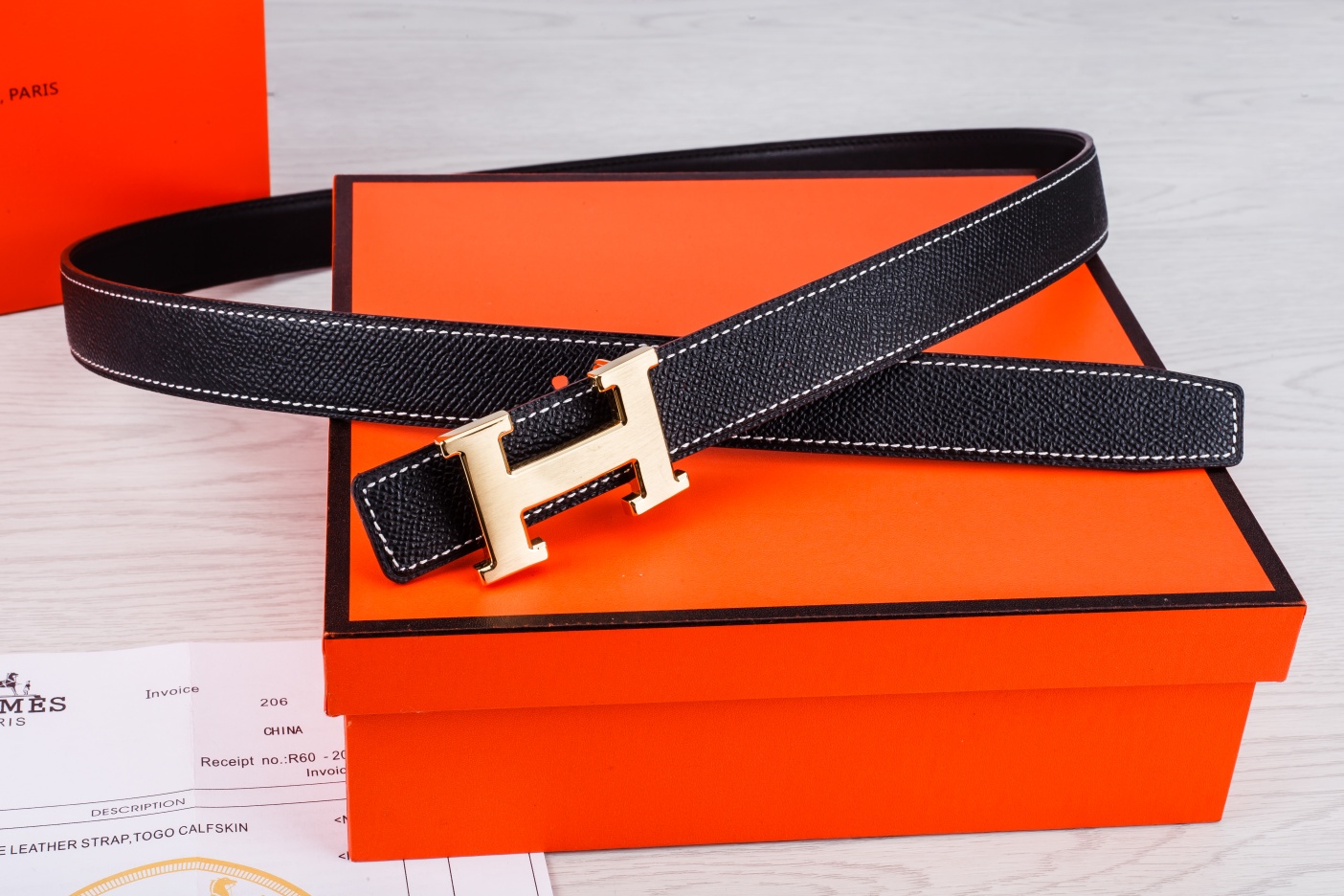 Hermès Female Basic Belt Cow Leather M