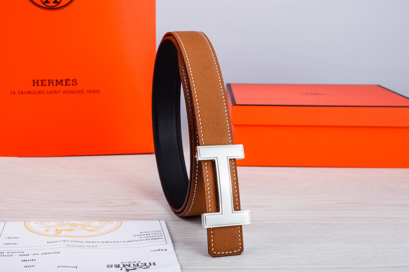 Hermès Female Basic Belt Cow Leather M