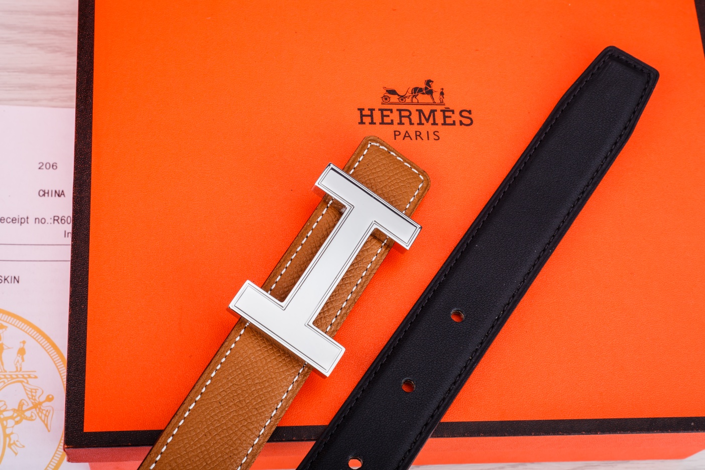 Hermès Female Basic Belt Cow Leather M