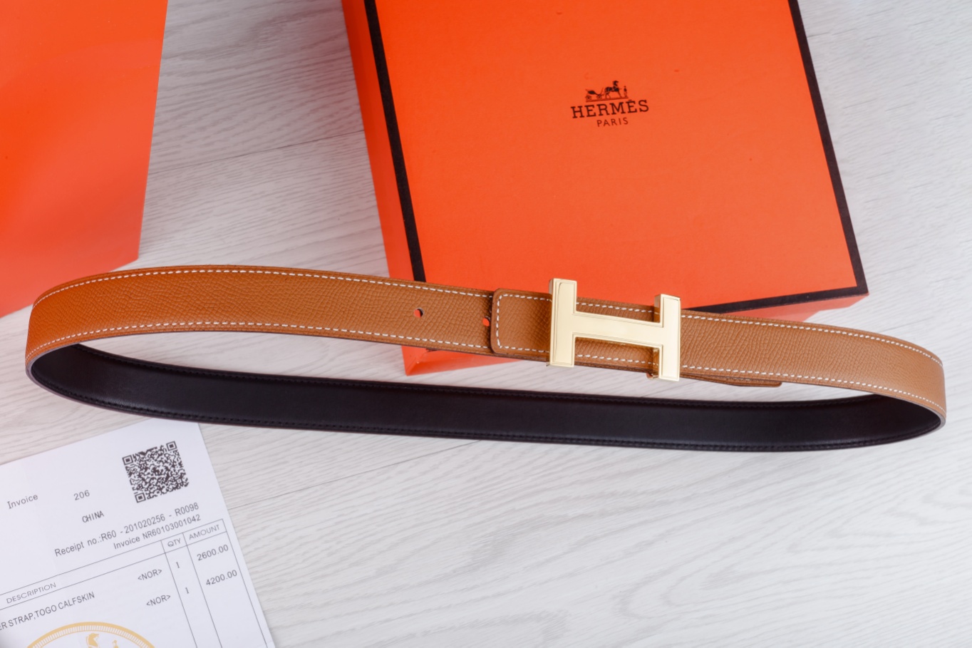 Hermès Female Basic Belt Cow Leather M
