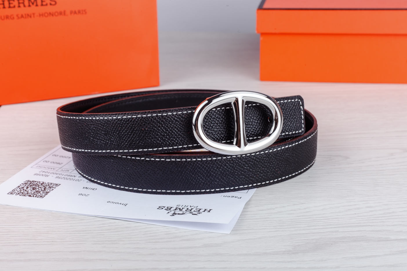 Hermès Female Basic Belt Cow Leather M