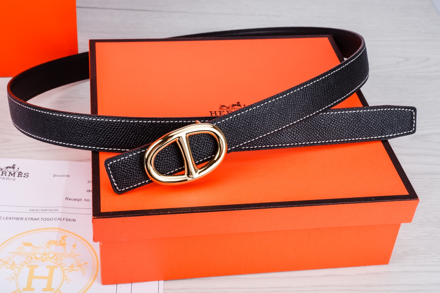 Hermès Female Basic Belt Cow Leather M