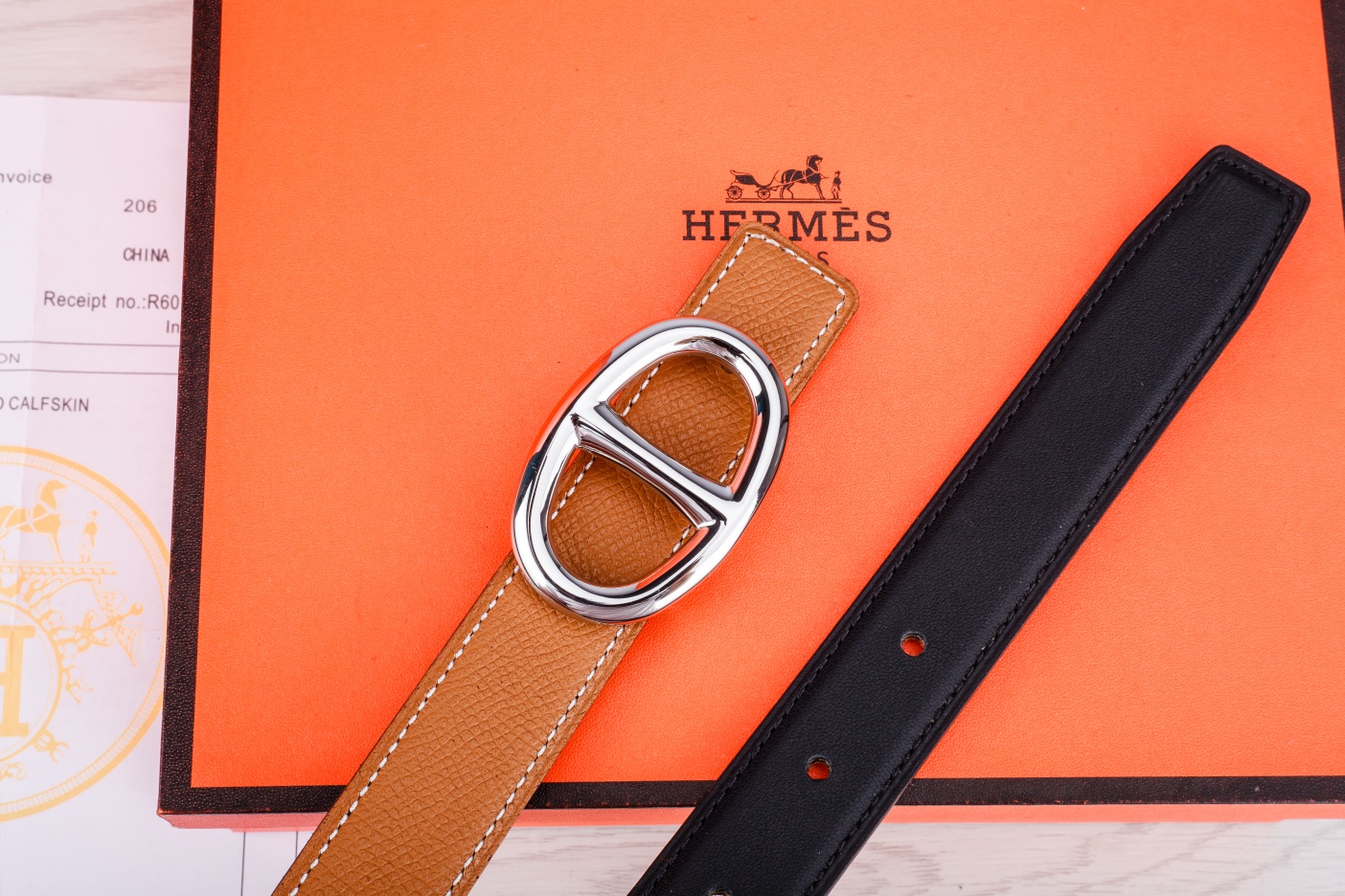 Hermès Female Basic Belt Cow Leather M