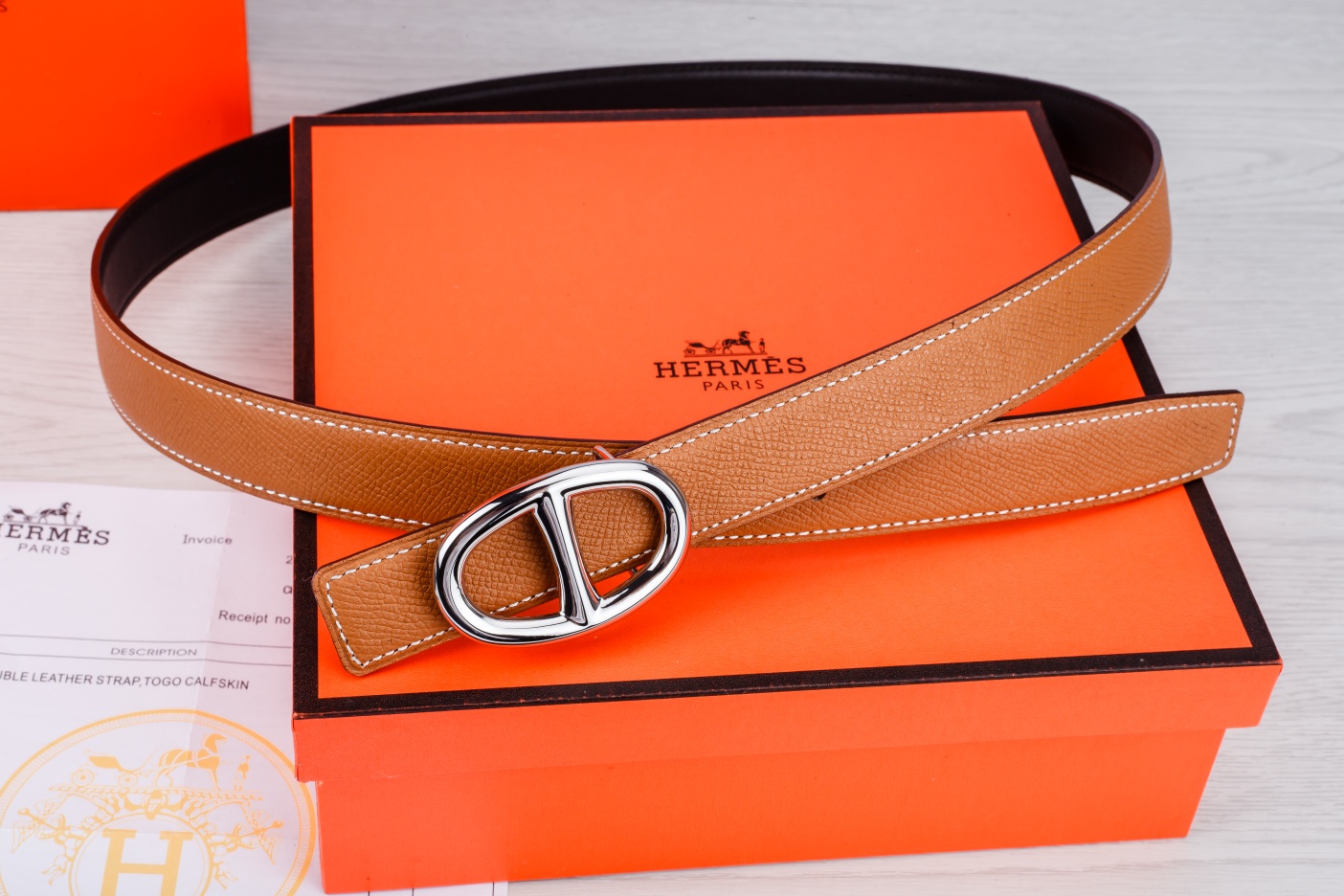 Hermès Female Basic Belt Cow Leather M