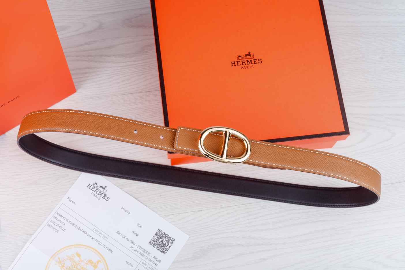 Hermès Female Basic Belt Cow Leather M