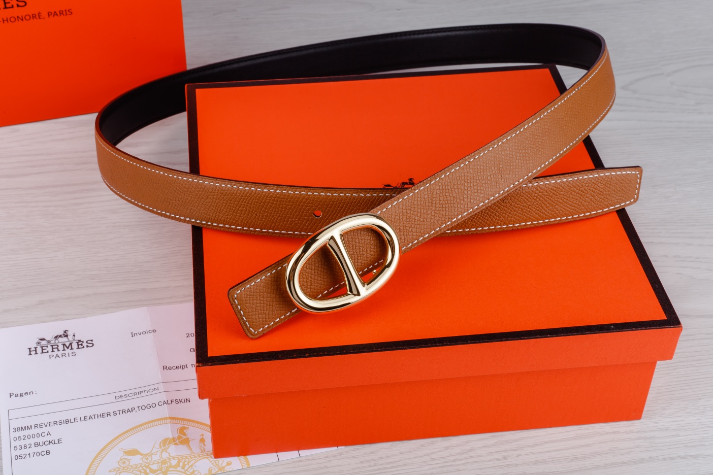 Hermès Female Basic Belt Cow Leather M