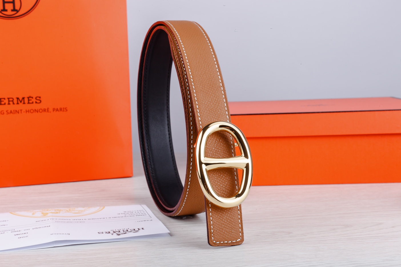 Hermès Female Basic Belt Cow Leather M
