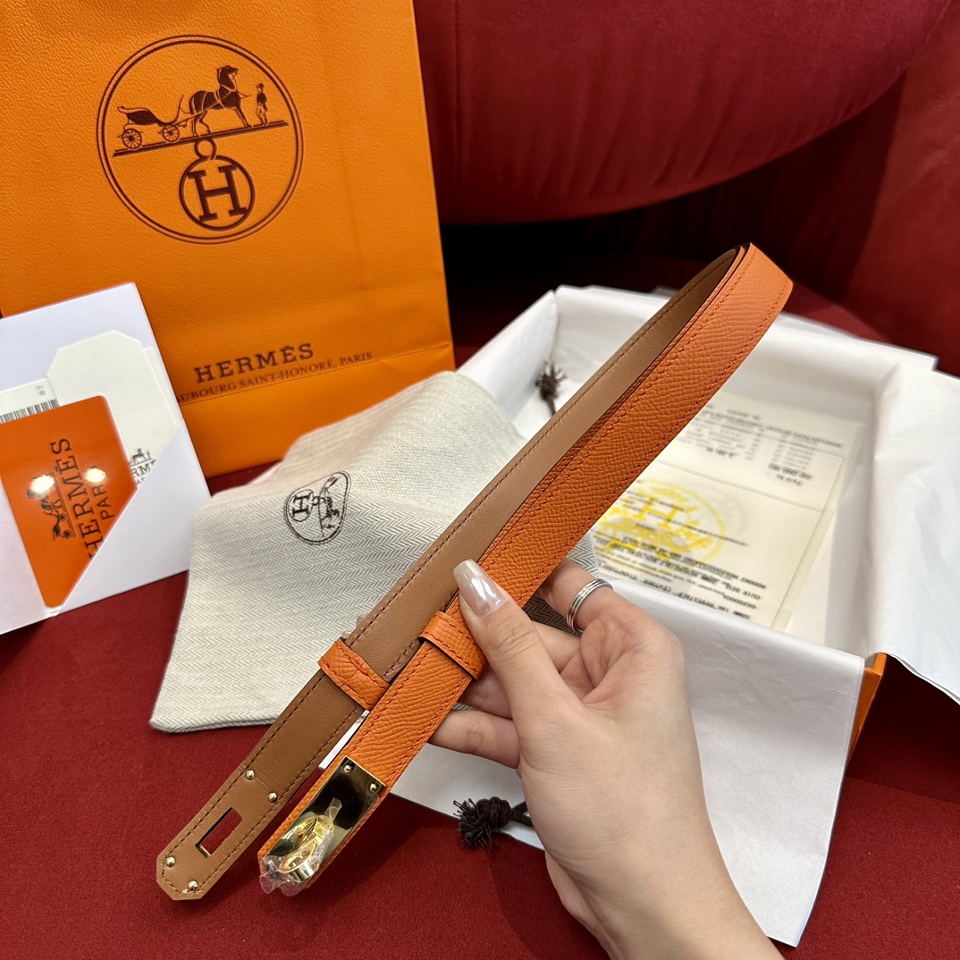 Hermès Female Basic Belt Cow Leather S-m-l