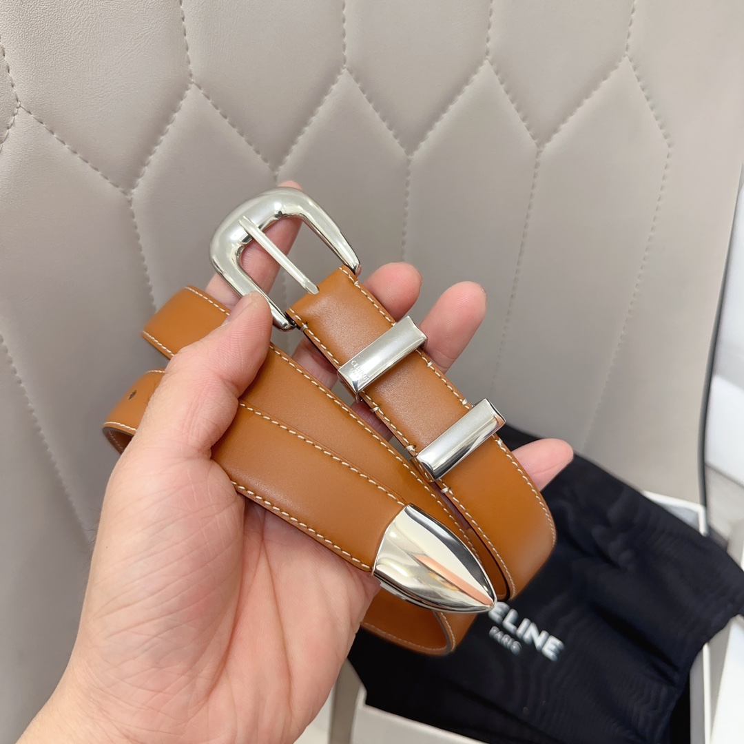 Celine Female Basic Belt Cow Leather S-l