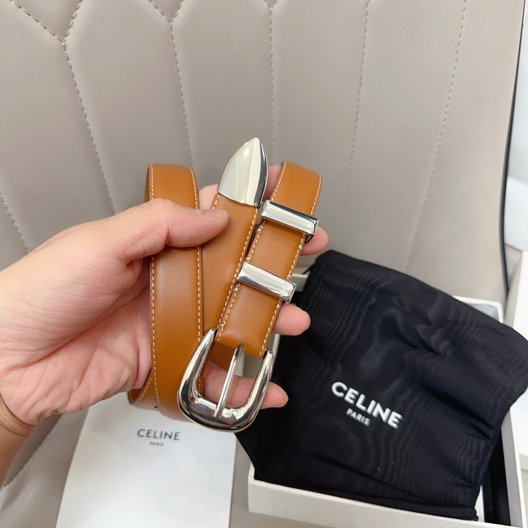 Celine Female Basic Belt Cow Leather S-l