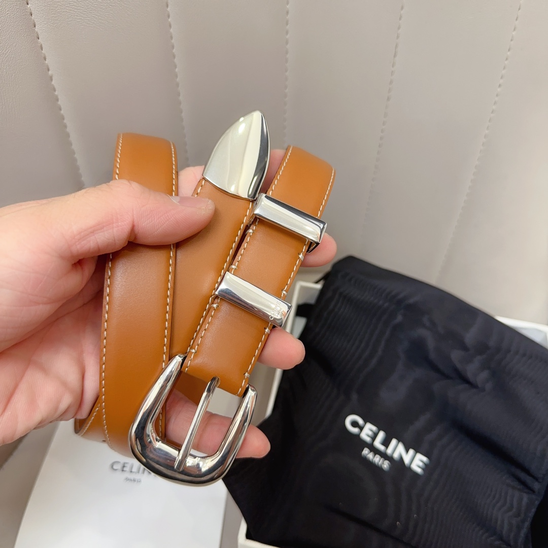 Celine Female Basic Belt Cow Leather S-l