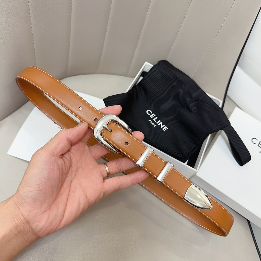 Celine Female Basic Belt Cow Leather S-l