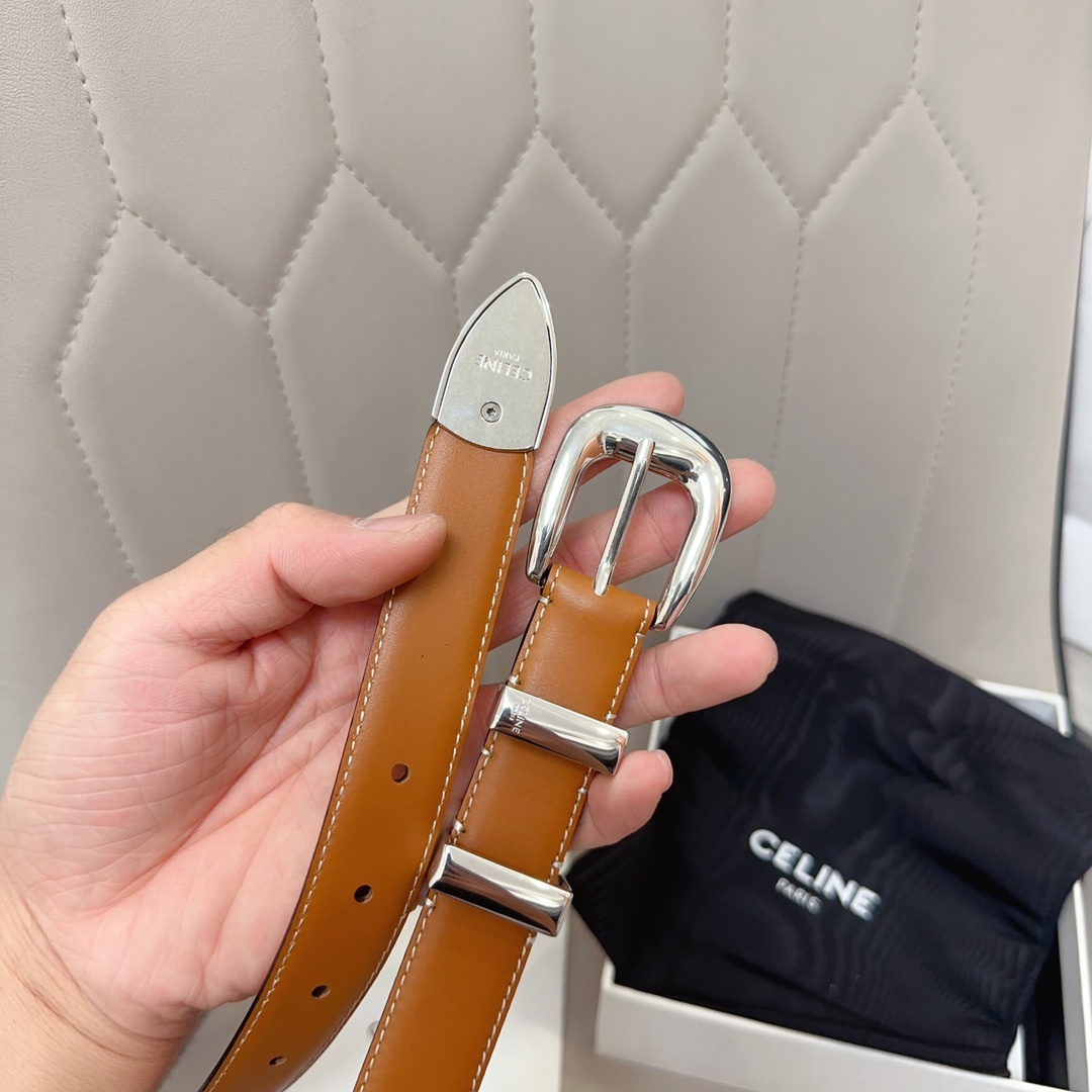 Celine Female Basic Belt Cow Leather S-l